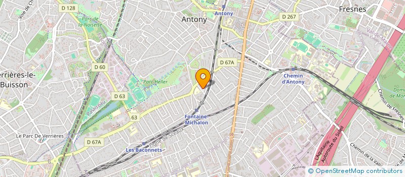 localisation de l'entreprise 892 648 429  à ANTONY