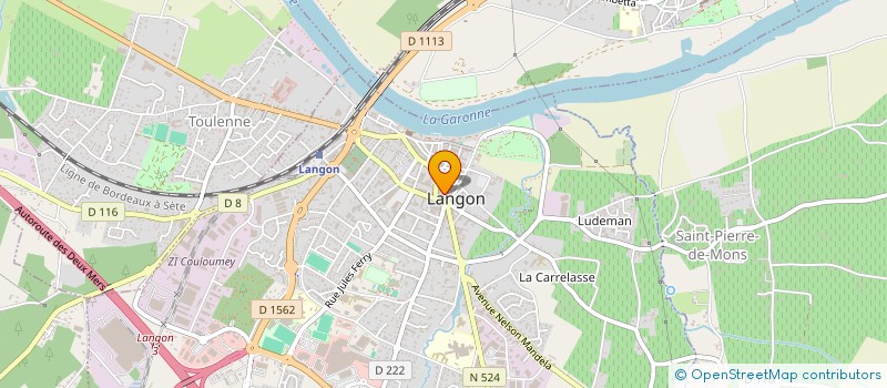 localisation de l'entreprise 892 654 096   LANGON