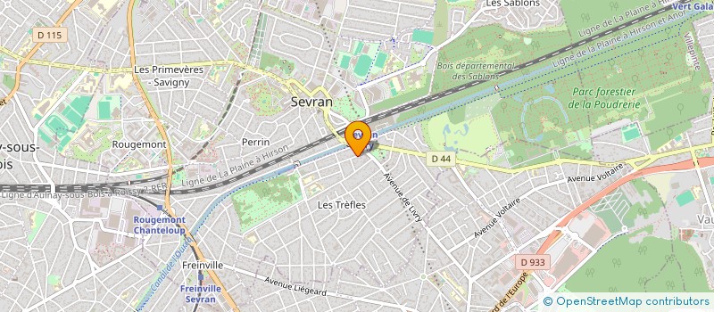 localisation de l'entreprise 892 672 445   VILLEMOMBLE