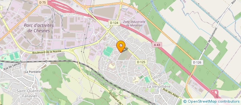 localisation de l'entreprise 892 676 388  à BOURGOIN-JALLIEU