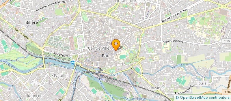 localisation de l'entreprise 892 696 501 à PAU