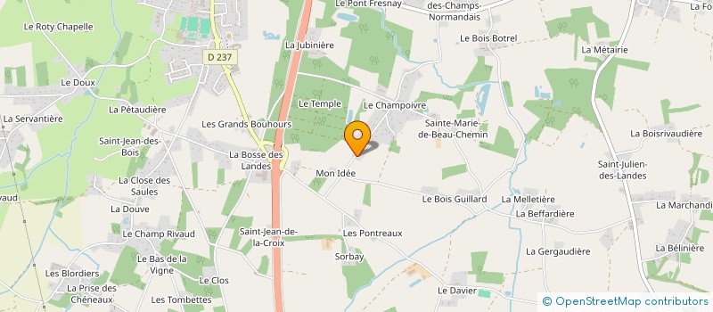 localisation de l'entreprise 892 698 234   HERIC