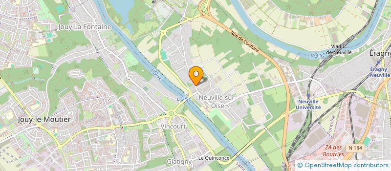 localisation de l'entreprise 892 705 104   CERGY