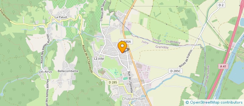 localisation de l'entreprise 892 725 110 à CHAPAREILLAN