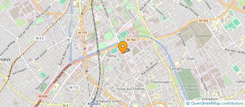 localisation de l'entreprise 892 777 772   CROIX