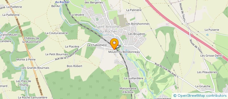 localisation de l'entreprise 892 799 917   SAINT-ANTOINE-DU-ROCHER