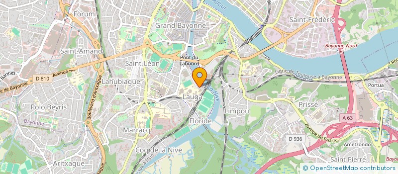 localisation de l'entreprise 892 816 927  à BAYONNE
