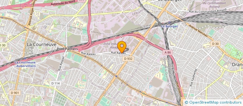 localisation de l'entreprise 892 820 143  à LA COURNEUVE