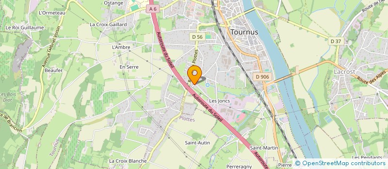 localisation de l'entreprise 892 831 652   TOURNUS