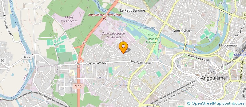 localisation de l'entreprise 892 853 128  à ANGOULEME