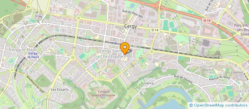 localisation de l'entreprise 892 863 010   CERGY