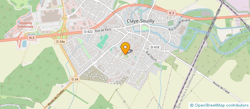 localisation de l'entreprise 892 871 070   CLAYE-SOUILLY