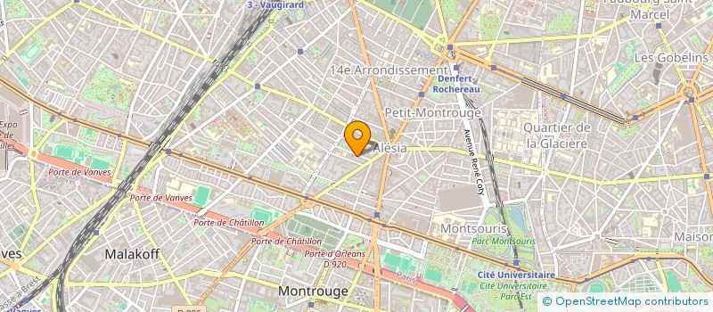 localisation de l'entreprise 892 873 548   MALAKOFF