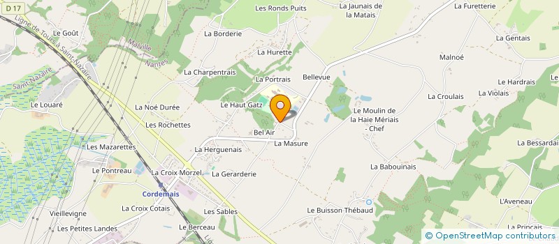 localisation de l'entreprise 892 877 432   CORDEMAIS