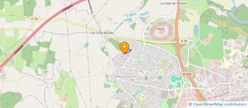 localisation de l'entreprise 892 895 897  à SEGRE-EN-ANJOU BLEU