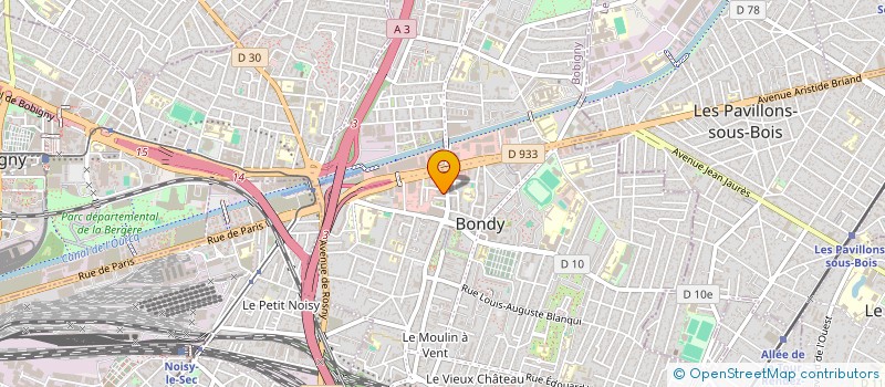 localisation de l'entreprise 892 915 307   BONDY