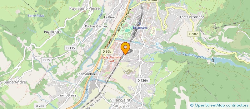 localisation de l'entreprise 892 941 196   BRIANCON