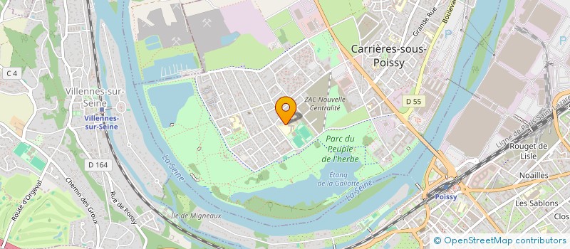 localisation de l'entreprise 892 963 505   CARRIERES-SOUS-POISSY