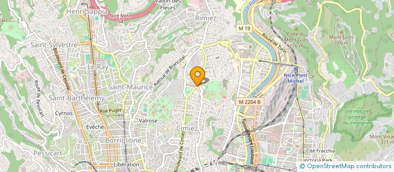 localisation de l'entreprise 892 989 914   NICE