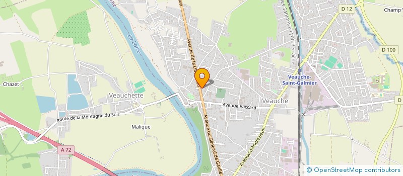 localisation de l'entreprise 893 000 513   VEAUCHE