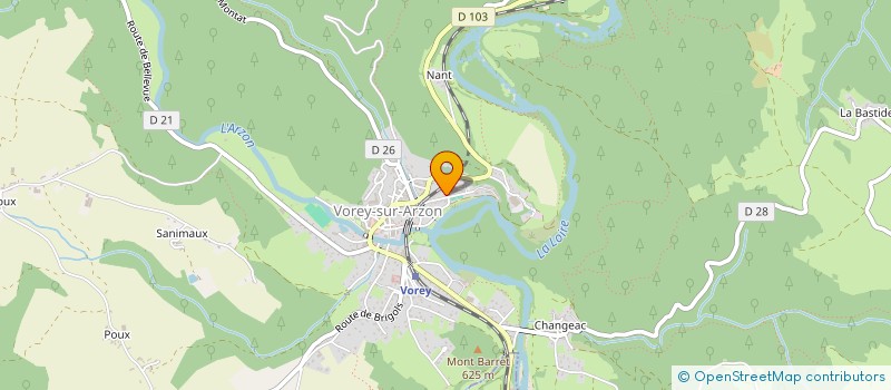 localisation de l'entreprise 893 016 550   BRIVES-CHARENSAC