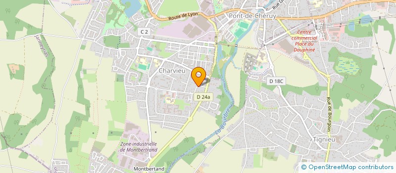 localisation de l'entreprise 893 029 892   CHARVIEU-CHAVAGNEUX