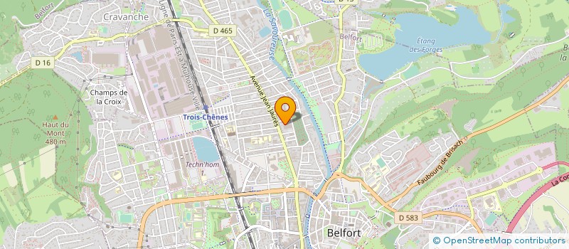 localisation de l'entreprise 893 033 522   BELFORT