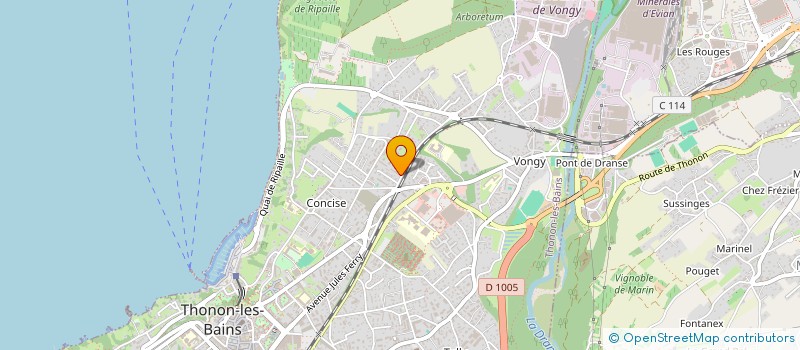 localisation de l'entreprise 893 051 979  à THONON-LES-BAINS