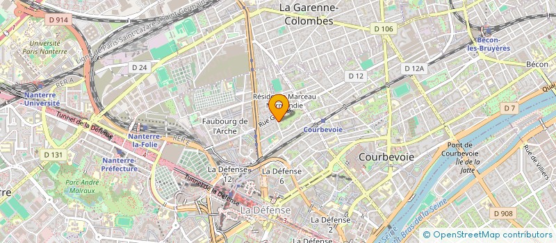 localisation de l'entreprise 893 079 665 à COURBEVOIE
