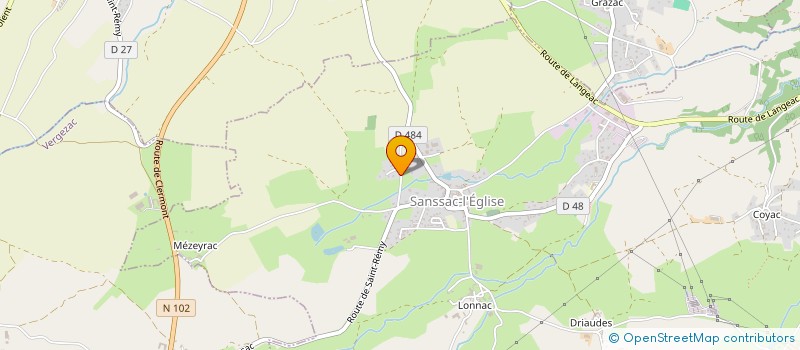 localisation de l'entreprise 893 103 390   SANSSAC-L'EGLISE