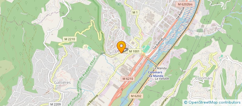 localisation de l'entreprise 893 153 676   GATTIERES