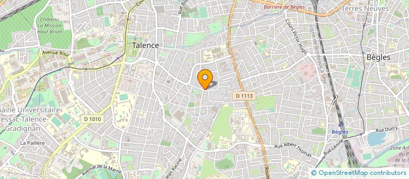 localisation de l'entreprise 893 160 168  à TALENCE