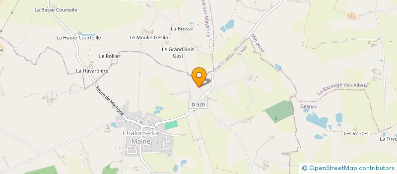localisation de l'entreprise 893 164 327 à CRAON