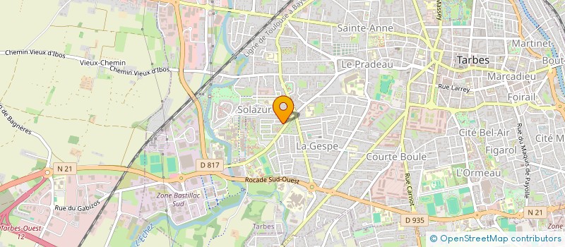 localisation de l'entreprise 893 195 206   TARBES