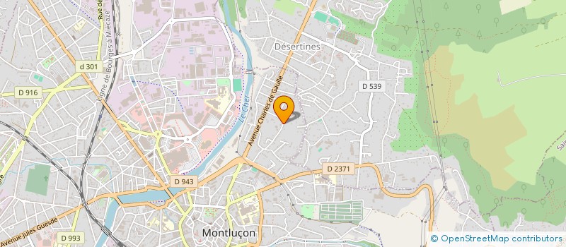 localisation de l'entreprise 893 198 333 à MONTLUCON