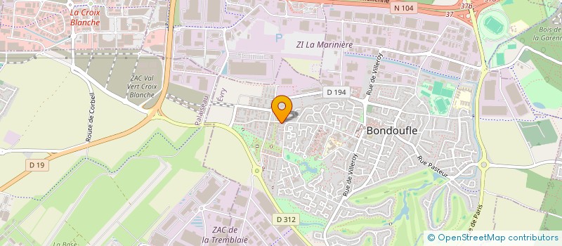 localisation de l'entreprise 893 207 951   BONDOUFLE