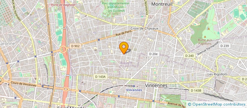 localisation de l'entreprise 893 210 096   MONTREUIL