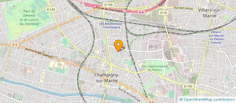 localisation de l'entreprise 893 216 119   CHAMPIGNY-SUR-MARNE