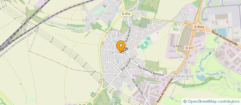 localisation de l'entreprise 893 221 333   LE THILLAY