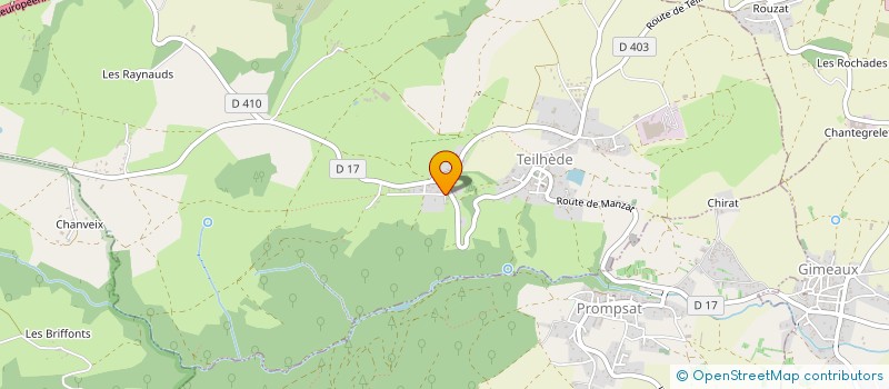 localisation de l'entreprise 893 224 170   TEILHEDE