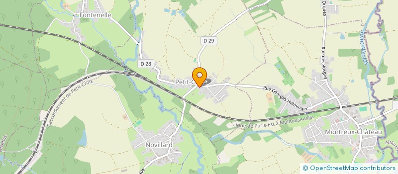 localisation de l'entreprise 893 275 230 à BAVILLIERS