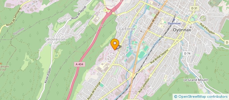 localisation de l'entreprise 893 283 648 à OYONNAX