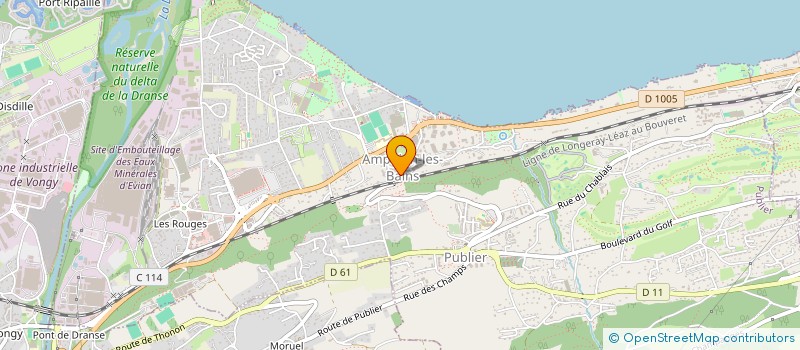 localisation de l'entreprise 893 297 622  à THONON-LES-BAINS