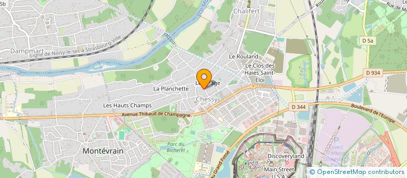 localisation de l'entreprise 893 307 777   CHESSY