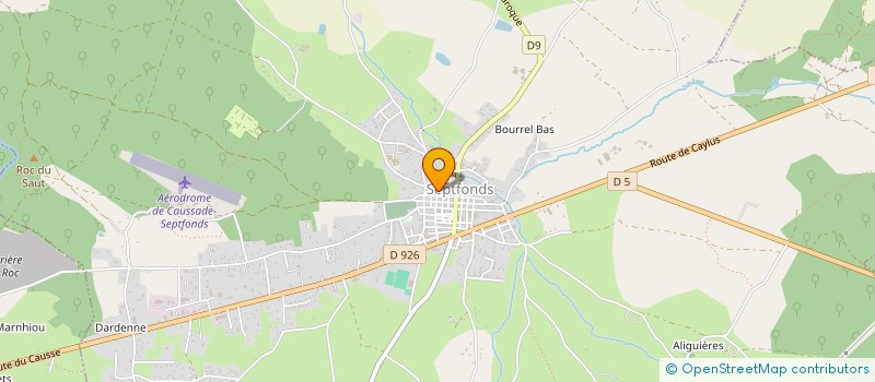 localisation de l'entreprise 893 329 540   SEPTFONDS