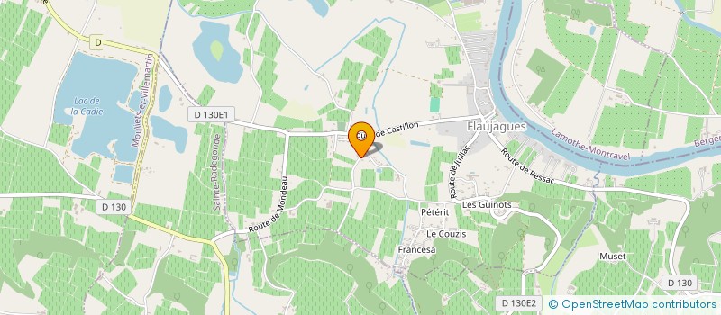 localisation de l'entreprise 893 345 983   FLAUJAGUES