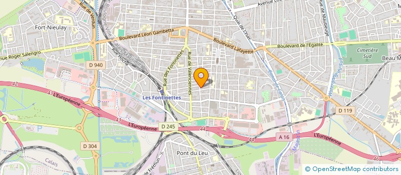 localisation de l'entreprise 893 348 409   CALAIS