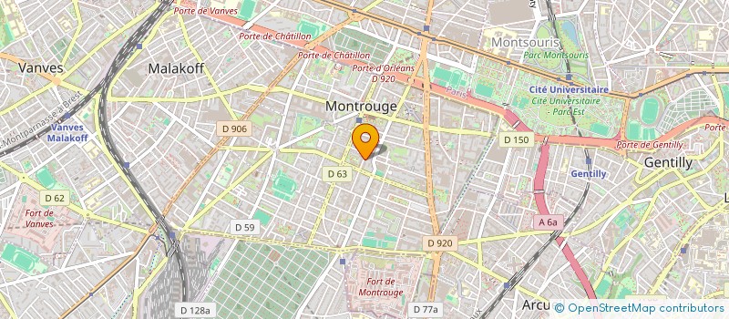 localisation de l'entreprise 893 397 653   MONTROUGE