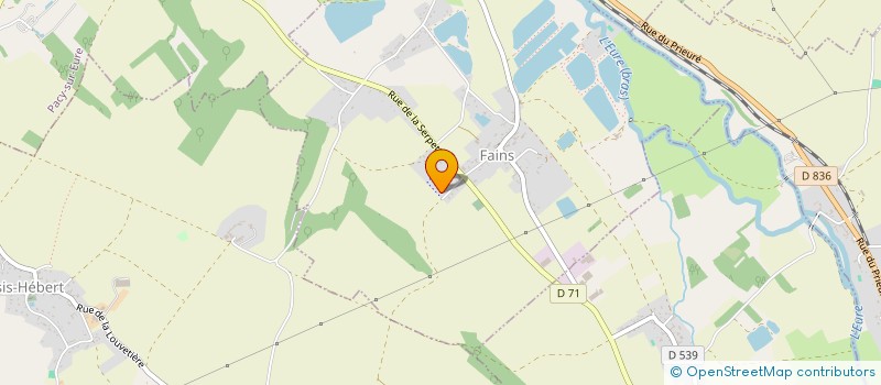localisation de l'entreprise 893 400 622   FAINS