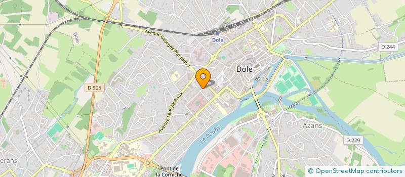localisation de l'entreprise 893 409 706  à DOLE